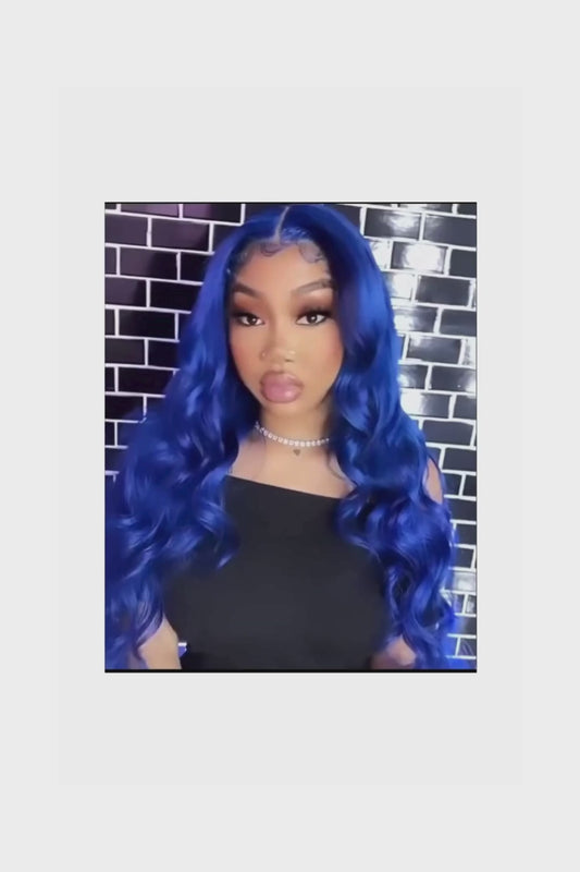 Wig Body Wave HD Lace 13x6 – Dark Blue – Deep Sea Theory