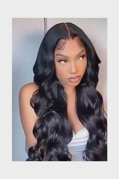 Body Wave Wig HD Lace – Natural Black – Black Pearl