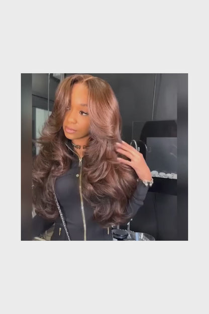 Body Wave Wig HD Lace – Chocolate Brown #4 – Café Royale