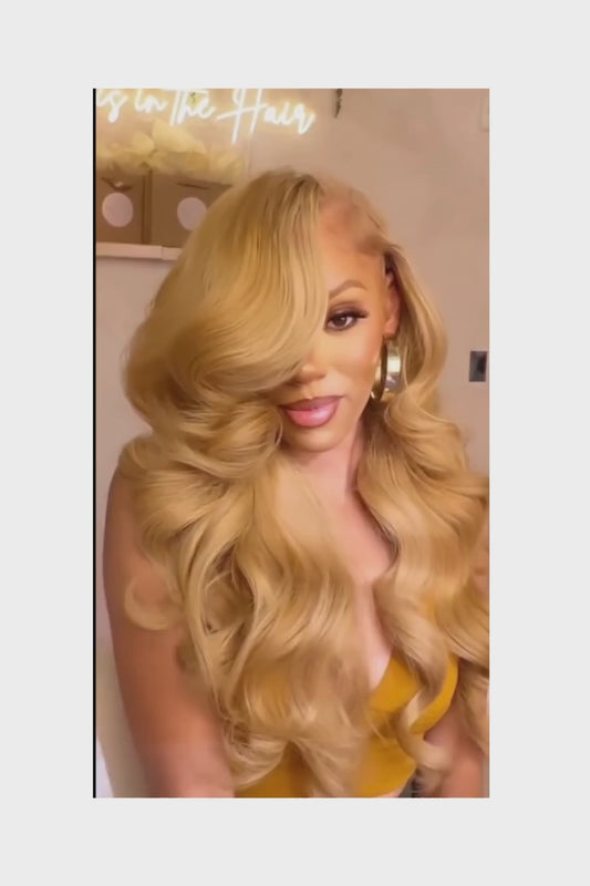 Wig Body Wave HD Lace 13x6 – #27 Honey Blonde – Amber Beam