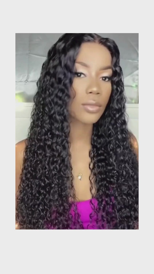 Water Wave Wig HD Lace 4x4 Glueless – Dream Flow