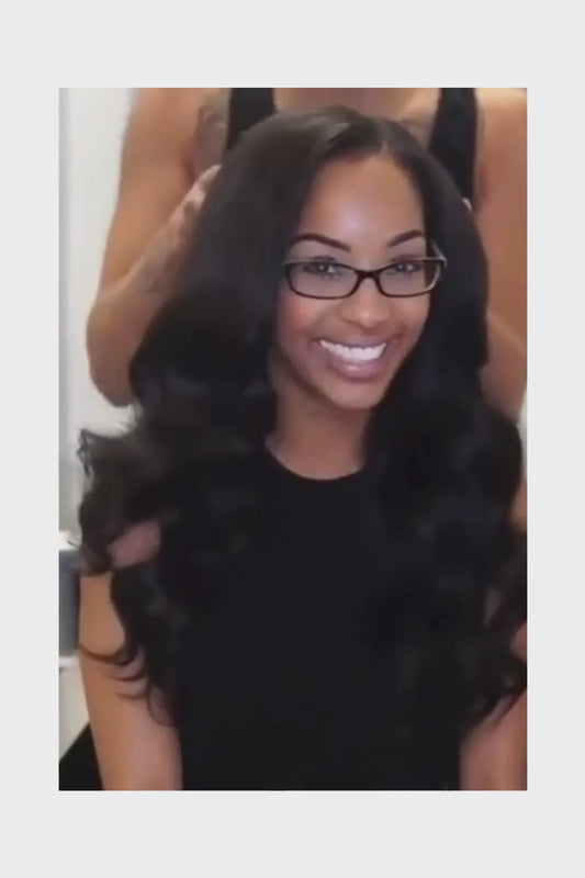 Body Wave Wig – HD Lace 13x6 – Natural Black – Deep Signal