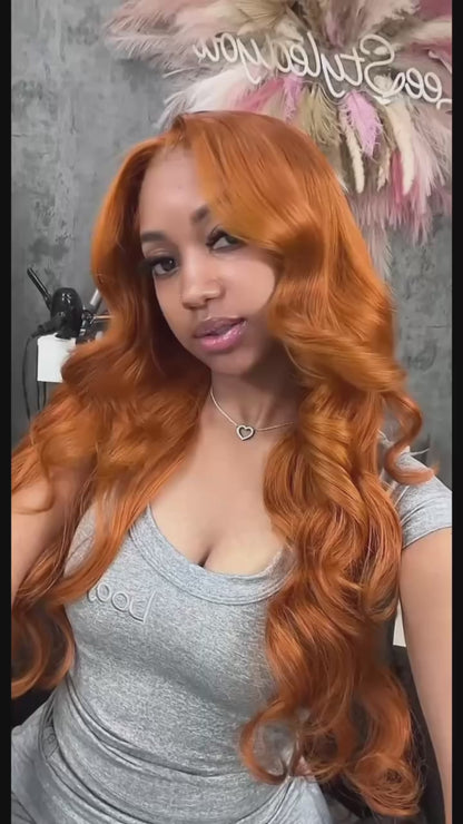 Wig Body Wave HD Lace 13x4/13x6 – Ginger Orange – Spice Beam
