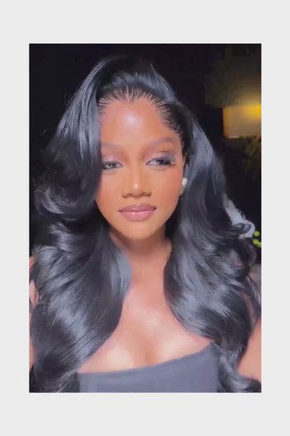 Glueless Body Wave HD Lace 13x6 – 1B – Laid Flow