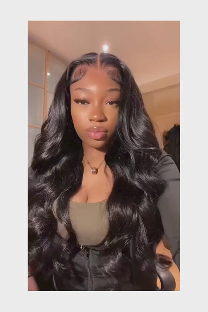 Body Wave Wig HD Lace 13x6 – Natural Black – Silk Bounce