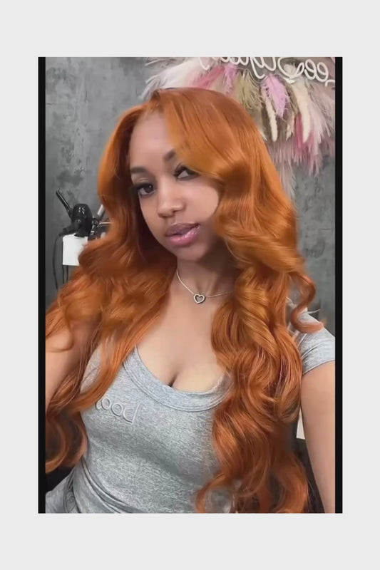 Wig Body Wave HD Lace 13x4/13x6 – Ginger Orange – Spice Beam