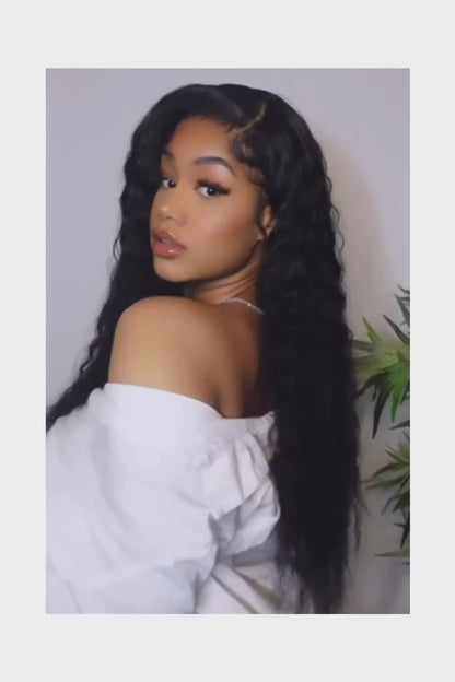 7x6 Glueless Burmese Curly Wigs HD Transparent Lace Frontal Wigs With Spiral End Burmese Curly Human Hair Wigs 220% Density